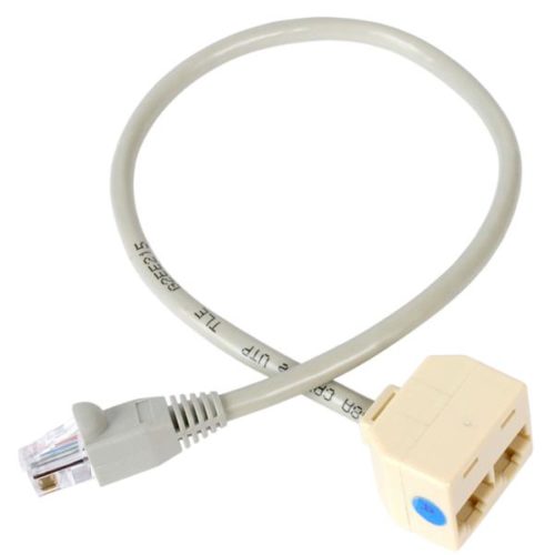 StarTech.com Cable Adaptador Splitter RJ-45 2x Hembra - 1x Macho, 33cm, Gris RJ45 DE 2X HEMBRA A 1X MACHO