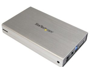 Caja Startech.com Carcasa de Disco Duro 3.5", SATA III, USB 3.0, Plata SATA 3 UASP ALUMINIO PLATEADO .