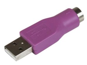 Startech.com Adaptador de Teclado PS/2 Hembra - USB Macho, Morado A USB HEMBRA A MACHO .