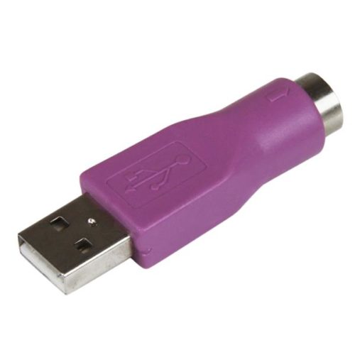 Startech.com Adaptador de Teclado PS/2 Hembra - USB Macho, Morado A USB HEMBRA A MACHO .