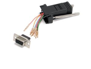 StarTech.com Adaptador Modular Serial DB9 Hembra - RJ-45 Hembra, Negro A RJ45 HEMBRA A HEMBRA .