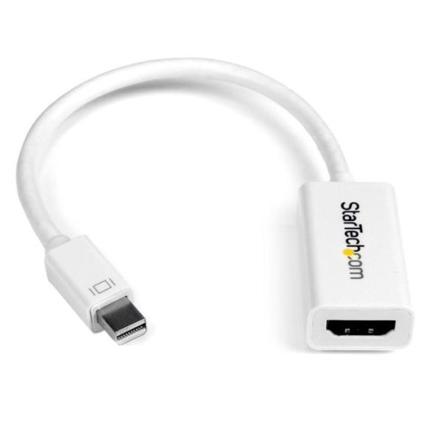 Startech.com Convertidor de Video Mini DisplayPort Macho - HDMI, Blanco, para MacBook Pro HDMI ACTIVO DP 4K 30HZ BLANCO .