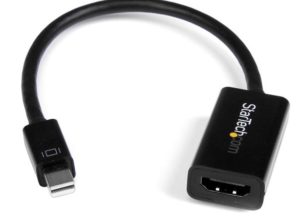 Startech.com Convertidor de Video Mini DisplayPort - HDMI, 15cm, Negro HDMI ACTIVO DP 4K 30HZ NEGRO