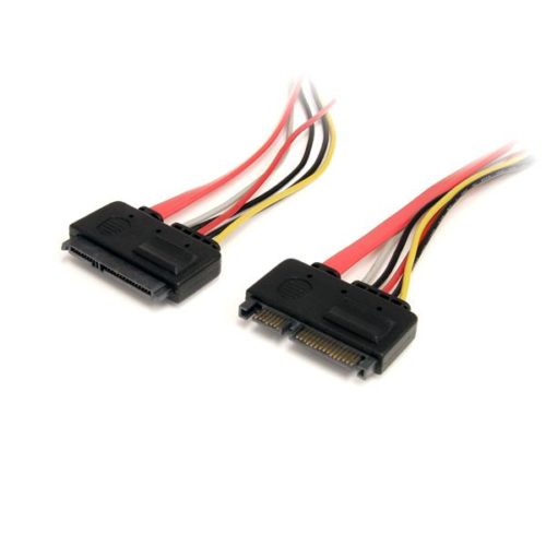 Cable de Poder Startech.com SATA Macho - SATA Hembra, 30cm 22 PIN SERIAL ATA MACHO HEMBRA .