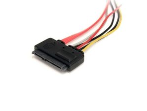 Cable de Poder Startech.com SATA Macho - SATA Hembra, 30cm 22 PIN SERIAL ATA MACHO HEMBRA .