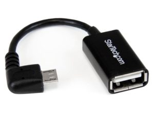 Startech.com Cable Adaptador Micro USB B Macho - USB A Hembra OTG Acodado a la Derecha, 12cm OTG 12CM ACODADO MACHO HEMBRA .