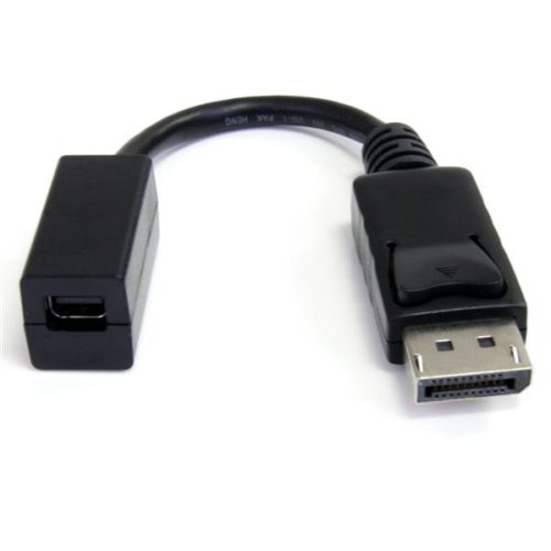 StarTech.com Cable Adaptador DisplayPort Macho - mini DisplayPort Hembra, 15cm, Negro DP MACHO A HEMBRA CONVERTIDOR .