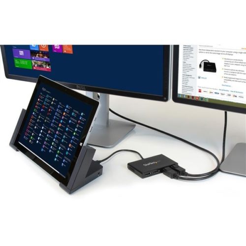 StarTech.com Splitter Multiplicador DisplayPort 1.2 - 4x DisplayPort, Negro A 4 PUERTOS DISPLAYPORT HUB MST