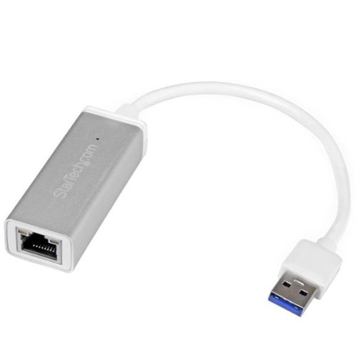 StarTech.com Adaptador de Red Ethernet Gigabit Externo, 1x USB 3.0, Plata EXTERNO USB 3.0 PLATEADO