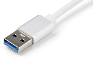 StarTech.com Adaptador de Red Ethernet Gigabit Externo, 1x USB 3.0, Plata EXTERNO USB 3.0 PLATEADO
