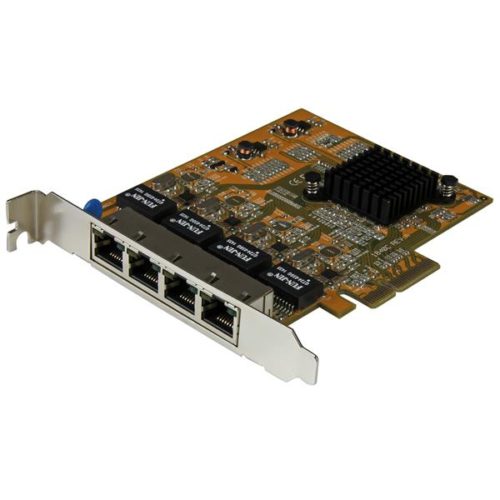 StarTech.com Tarjeta PCI Express Ethernet Gigabit de 4 Puertos RJ-45, Alámbrico, 2000 Mbit/s 4 PUERTOS RJ45 .