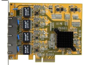 StarTech.com Tarjeta PCI Express Ethernet Gigabit de 4 Puertos RJ-45, Alámbrico, 2000 Mbit/s 4 PUERTOS RJ45 .
