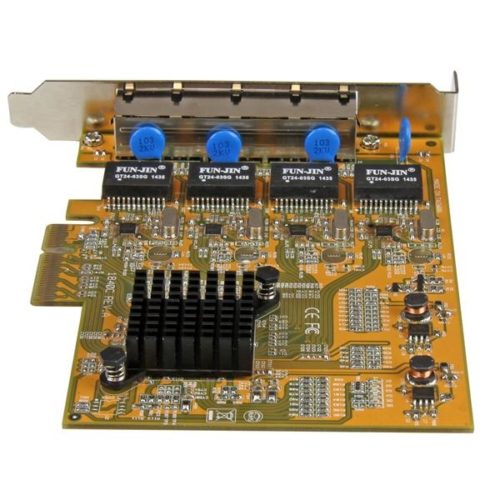 StarTech.com Tarjeta PCI Express Ethernet Gigabit de 4 Puertos RJ-45, Alámbrico, 2000 Mbit/s 4 PUERTOS RJ45 .