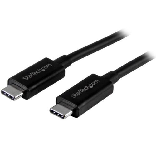 StarTech.com Cable USB 3.1 C Macho - USB 3.1 C Macho, 1 Metro, Negro USB TYPE-C .