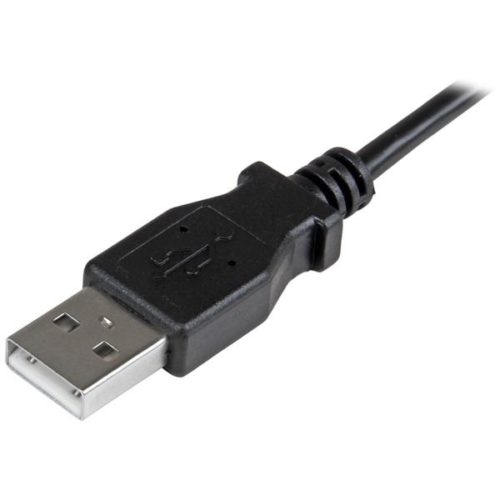 StarTech.com Cable Micro USB con Ángulo Derecho, 1 Metro, Negro ACODADO A LA DERECHA