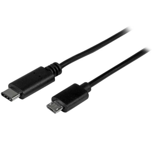 StarTech.com Cable Adaptador USB 2.0, USB-C - Micro B, 1 Metro, Negro TYPE-C A MICRO B USB 2.0 .