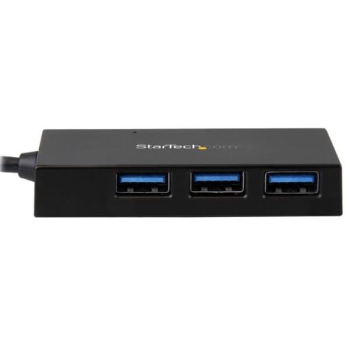 StarTech.com Hub Concentrador USB C 3.0 Macho - 1x USB C/ 3x USB A, Negro A 1X USB-C 3X USB-A