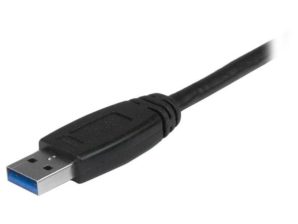 StarTech.com Cable de Transferencia de Datos USB 3.0 para Mac/PC, 1.8 Metros, Negro USB 3.0 PC A PC MAC Y WINDOWS .