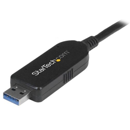 StarTech.com Cable de Transferencia de Datos USB 3.0 para Mac/PC, 1.8 Metros, Negro USB 3.0 PC A PC MAC Y WINDOWS .