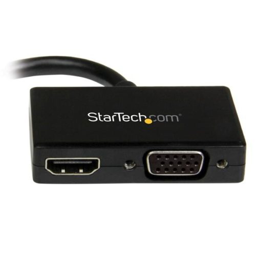 StarTech.com Adaptador Mini DisplayPort de Audio/Video para Viajes, Mini DisplayPort - HDMI o VGA, Negro DISPLAYPORT A HDMI O VGA .
