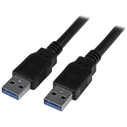 StarTech.com Cable USB 3.0 A Macho - USB 3.0 A Macho, 3 Metros, Negro DE 3 METROS .