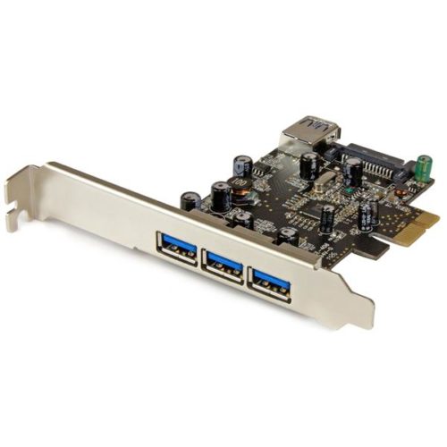 StarTech.com Tarjeta PCI Express con 4 Puertos USB 3.0 DE 4 PUERTOS USB 3.0 1XINTERNO