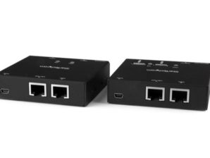 StarTech.com Extensor HDMI por Cable Cat6 con Hub USB de 4 Puertos, 50m, Negro CON HUB USB 4 PUERTOS 50M 1080
