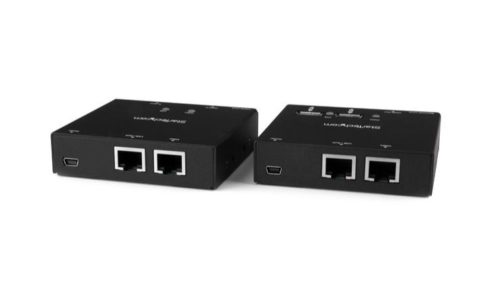 StarTech.com Extensor HDMI por Cable Cat6 con Hub USB de 4 Puertos, 50m, Negro CON HUB USB 4 PUERTOS 50M 1080