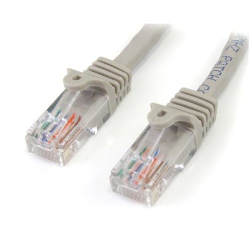 StarTech.com Cable Patch Cat5e UTP sin Enganches, RJ-45 Macho - RJ-45 Macho, 7.6 Metros, Gris RJ45 GRIS - SIN ENGANCHES .