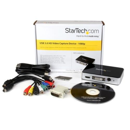 Capturadora de Video StarTech.com USB 3.0 - HDMI, DVI, VGA y Video por Componentes DVI VGA Y COMPONENTES HD 1080P .