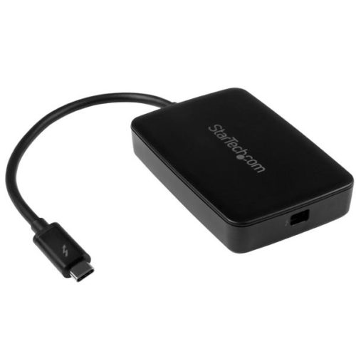 Adaptador StarTech.com Thunderbolt 3 - Thunderbolt, Negro THUNDERBOLT USB-C A MINI DP