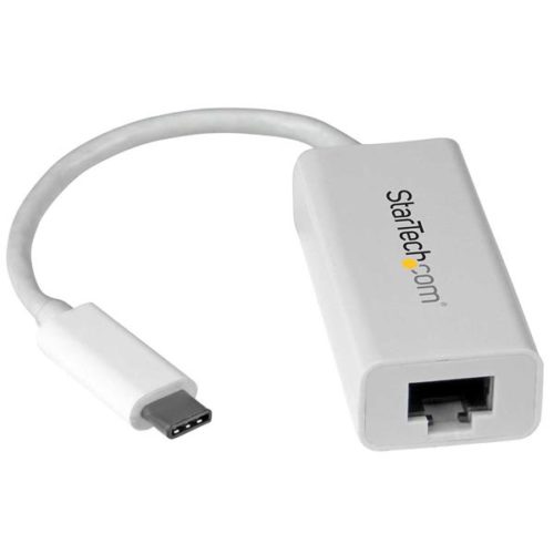 StarTech.com Adaptador de Red Gigabit USB-C - USB 3.1, Gen1, 5 Gbps, Blanco BLANCO 5GBPS USB 3.1 GEN 1