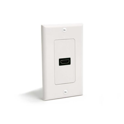 StarTech.com Placa de Pared HDMI Hembra de 1 Puerto, Blanco ENTRADA HEMBRA
