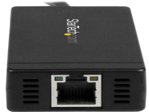 Hub StarTech.com USB C 3.0, 3x USB A y Ethernet Gigabit, 1000 Mbit/s, Negro USB-C Y RED ETHERNET GIGABIT .