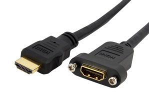 StarTech.com Cable HDMI Macho - HDMI Hembra, 91cm, Negro HEMBRA A MACHO