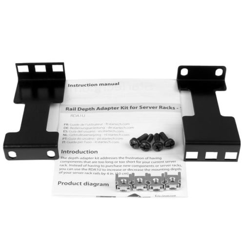 Juego Adaptador StarTech.com de Profundidad de Riel para Racks de Servidores, 1U DE RIEL PARA RACKS 1U .