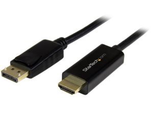 StarTech.com Cable DisplayPort Macho - HDMI Macho, 5 Metros, Negro A HDMI 4K 30HZ CONVERTIDOR DP .