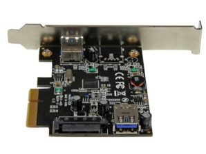 StarTech.com Tarjeta PCI Express de 2 Puertos USB 3.1 Gen 2 USB-A 1x Externo y 1x Interno USB 3.1 GEN 2 USB A
