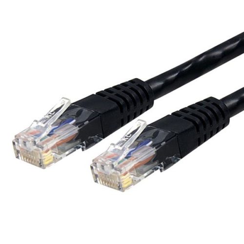 StarTech.com Cable Patch Cat6 UTP Moldeado RJ-45 Macho - RJ-45 Macho, 4.5 Metros, Negro CAT6 RJ45 UTP GIGABIT ETHERNET .