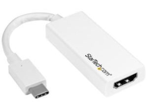 StarTech.com Adaptador USB-C Macho - HDMI Hembra, Blanco 60HZ CONVERTIDOR USB TYPE C BLANCO