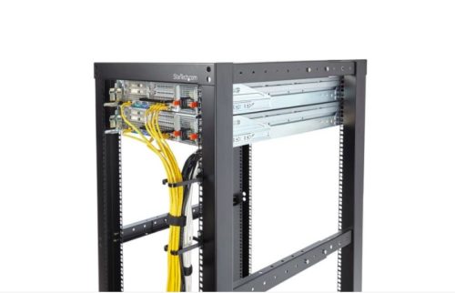 StarTech.com Anilla Pasacables en D Vertical para Rack 1U VERTICAL GUIACABLES 4.5X10CM .