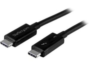 StarTech.com Cable Thunderbolt 3 Macho - USB-C Macho, 40 Gbit/s, 1 Metro, Negro .