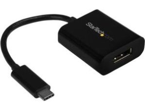 StarTech.com Adaptador Externo USB-C Macho - DisplayPort 4K Hembra, Negro CONVERTIDOR USB TYPE-C A DP