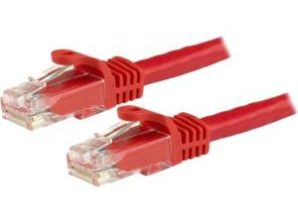 StarTech.com Cable Patch Cat6 UTP sin Enganches RJ-45 Macho - RJ-45 Macho, 50cm, Rojo ETHERNET GIGABIT SIN ENGANCHES