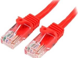StarTech.com Cable Patch Cat5 UTP sin Enganches RJ-45 Macho - RJ-45 Macho, 50cm, Rojo THERNET SIN ENGANCHE