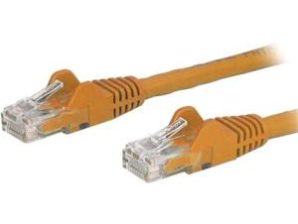 StarTech.com Cable Patch Cat6 UTP sin Enganches RJ-45 Macho - RJ-45 Macho, 50cm, Naranja ETHERNET GIGABIT SIN ENGANCHES