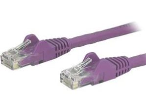 StarTech.com Cable Patch Cat6 UTP sin Enganches RJ-45 Macho - RJ-45 Macho, 10 Metros, Púrpura ETHERNET GIGABIT SIN ENGANCHES