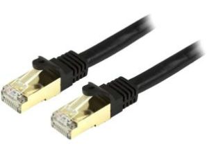StarTech.com Cable Patch Cat6a STP Blindado sin Enganches RJ-45 Macho - RJ-45 Macho, 1.8 Metros, Negro LINDADO DE 1.8M NEGRO