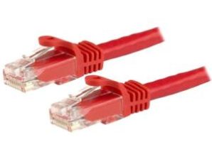 StarTech.com Cable Patch Cat6 UTP sin Enganches RJ-45 Macho - RJ-45 Macho, 20cm, Rojo 6 ETHERNET GIGABIT SIN ENGANCHES