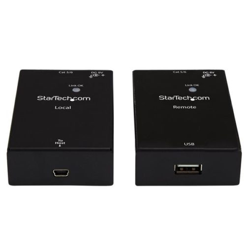 Extensor StarTech.com de 1 Puerto USB 2.0 por Cable Cat5/Cat6, hasta 50 Metros O USB 2.0 POR CAT5 O CAT6 50M